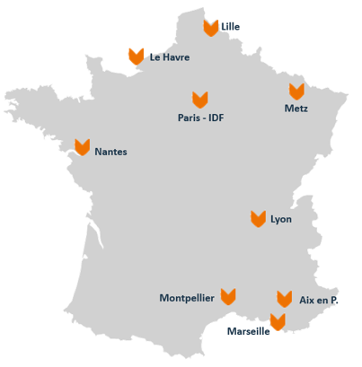 Carte de la France
