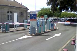 parking gare de la rochelle-entrées et sorties