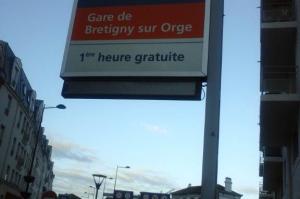 Parking de la gare de Brétigny sur Orge
