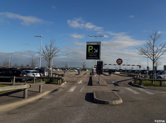 Louvigny - Parking gare Lorraine TGV - EFFIA