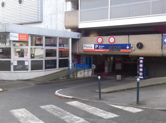 Rennes - Parking gare TGV - Nord - EFFIA