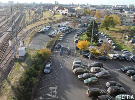 Saint Pierre des Corps - Parking gare SNCF - Nord - EFFIA