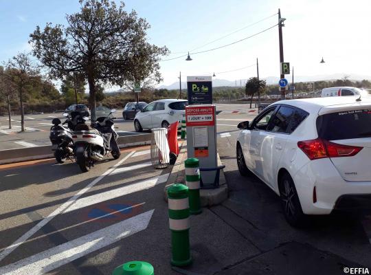 Aix en provence - Parking TGV - P5 deposeminute - EFFIA