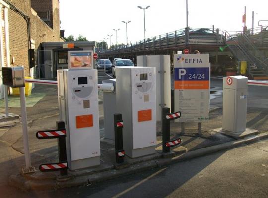 Parking de Valenciennes entrée