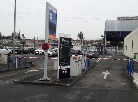 Parking P1 de Dax gare