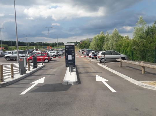 Parking de la Gare du Creusot TGV / P3