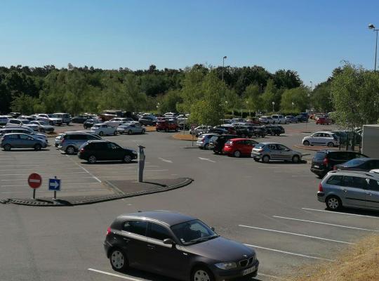 Vue du parking