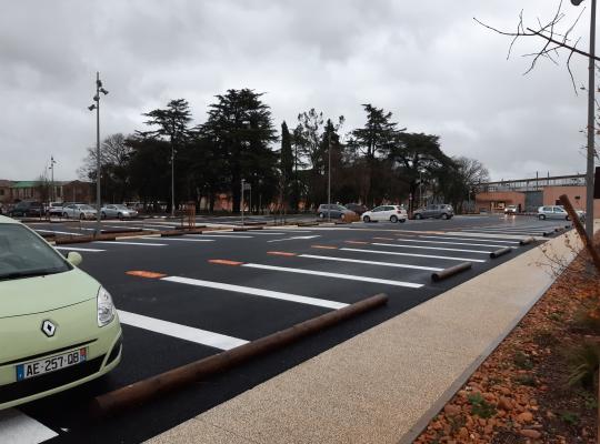 Parking Nîmes Pont du Gard courte durée P1 - EFFIA