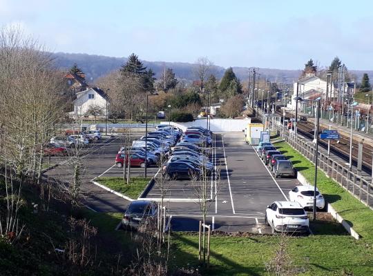 Parking gare de "Changis Sud P+R" EFFIA