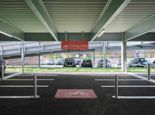 parking motos hôpital simone veil eaubonne - EFFIA