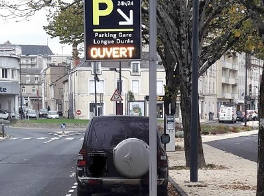 Parking LD gare de Châteauroux
