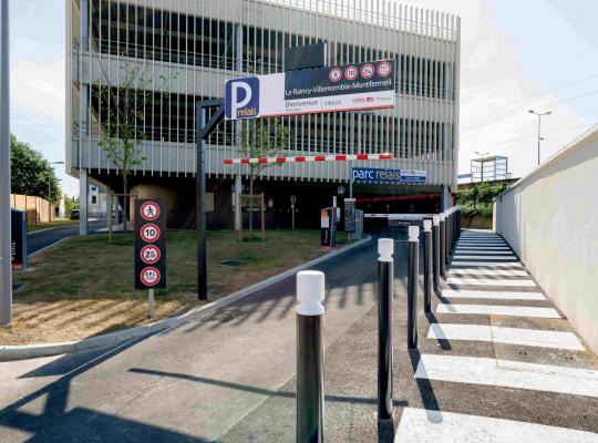 entrée parking gare raincy - EFFIA