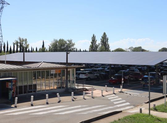 parking gare d'Avignon TGV P7 - EFFIA