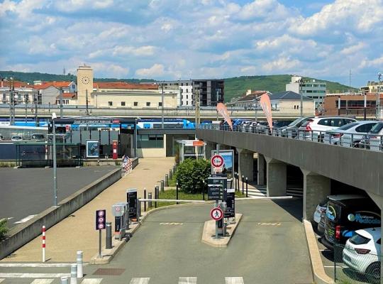 Parking gare Clermont-Ferrand entrée