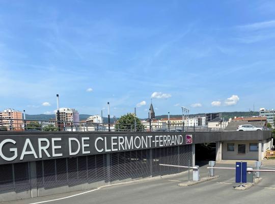 Parking gare Clermont-Ferrand sortie