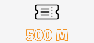 500 M