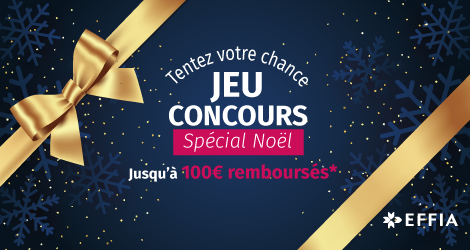 Bannière jeu concours Noël EFFIA